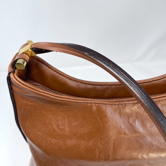 Mondani New York Brown Shoulder Bag, Synthetic Leather - Picture 3 of 16